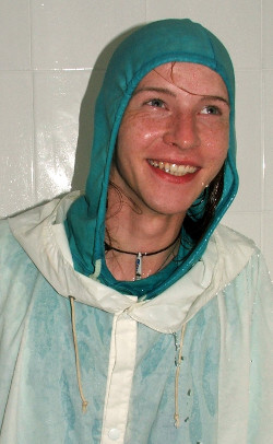sailors in ponchos
